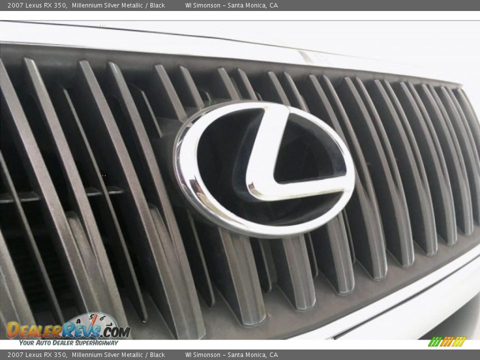 2007 Lexus RX 350 Millennium Silver Metallic / Black Photo #33