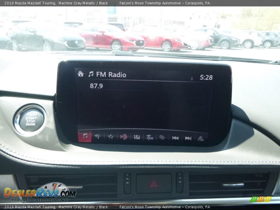 2019 Mazda Mazda6 Touring Machine Gray Metallic / Black Photo #14