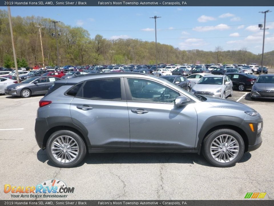 2019 Hyundai Kona SEL AWD Sonic Silver / Black Photo #1
