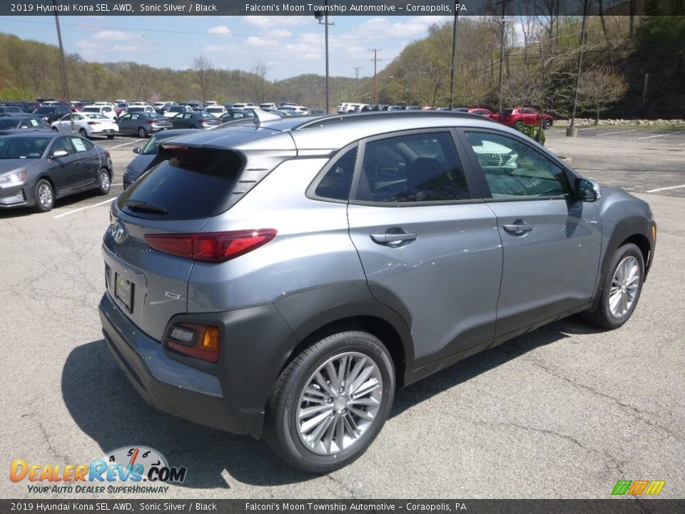 2019 Hyundai Kona SEL AWD Sonic Silver / Black Photo #2