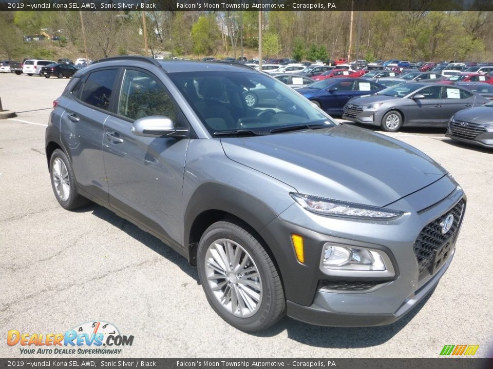 2019 Hyundai Kona SEL AWD Sonic Silver / Black Photo #3