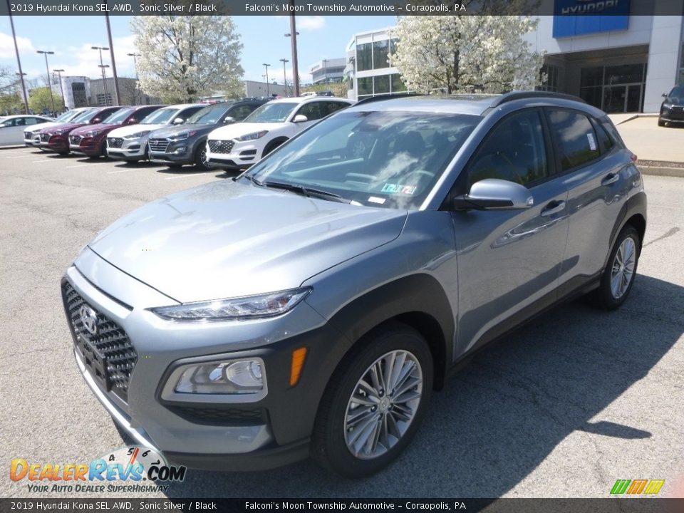 2019 Hyundai Kona SEL AWD Sonic Silver / Black Photo #5