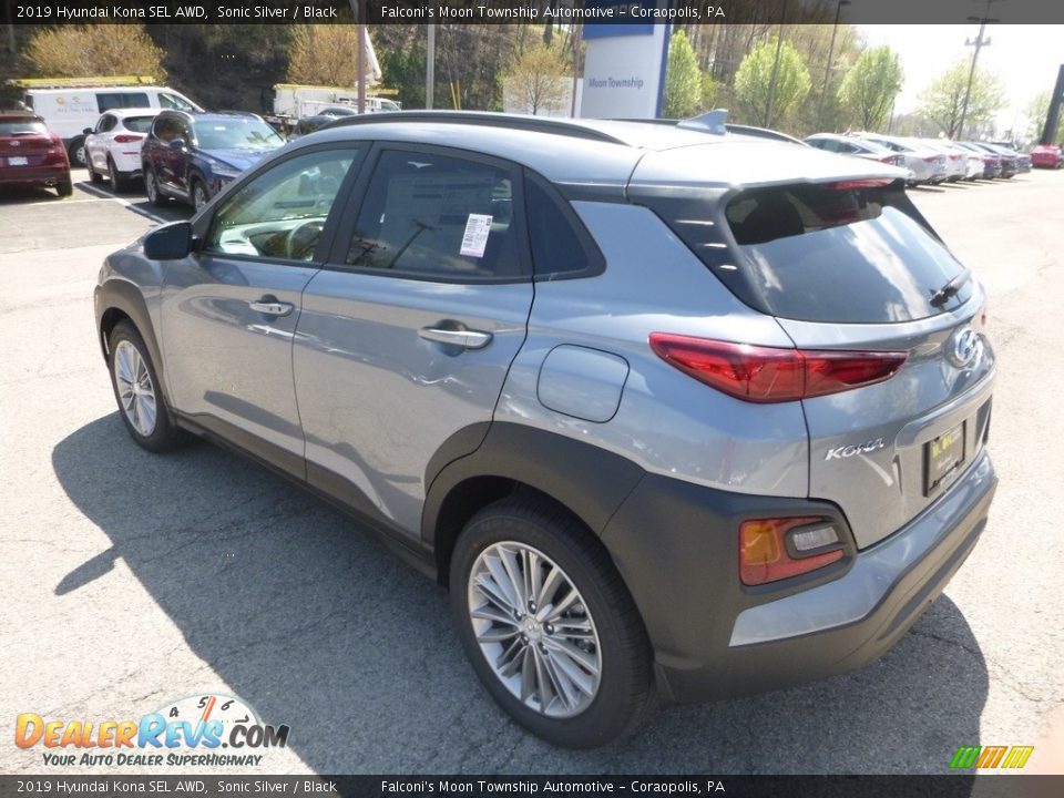 2019 Hyundai Kona SEL AWD Sonic Silver / Black Photo #6