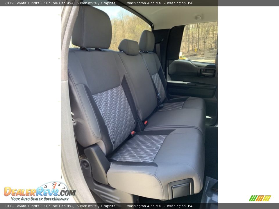 2019 Toyota Tundra SR Double Cab 4x4 Super White / Graphite Photo #18