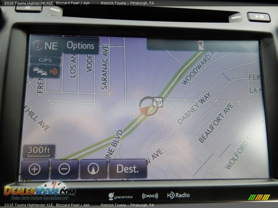 2016 Toyota Highlander XLE Blizzard Pearl / Ash Photo #9