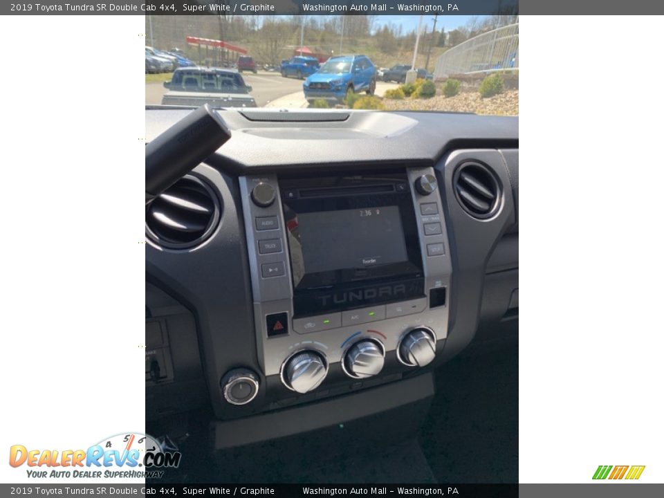 2019 Toyota Tundra SR Double Cab 4x4 Super White / Graphite Photo #28