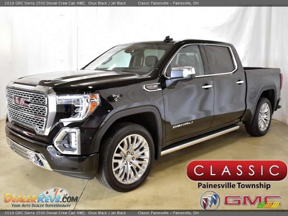 2019 GMC Sierra 1500 Denali Crew Cab 4WD Onyx Black / Jet Black Photo #1