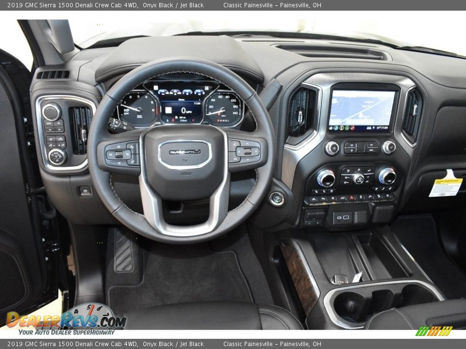 2019 GMC Sierra 1500 Denali Crew Cab 4WD Onyx Black / Jet Black Photo #9