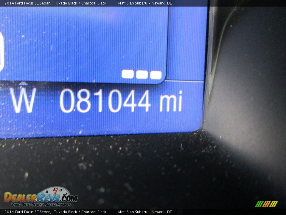 2014 Ford Focus SE Sedan Tuxedo Black / Charcoal Black Photo #28