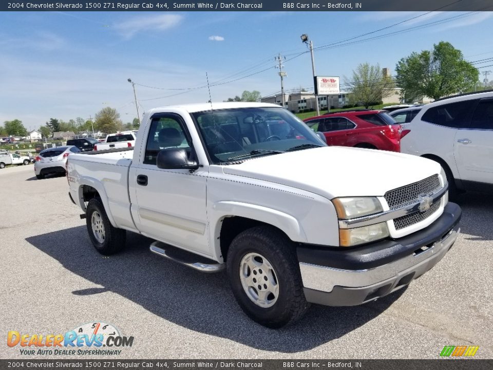 2004 Chevrolet Silverado 1500 Z71 Regular Cab 4x4 Summit White / Dark Charcoal Photo #1