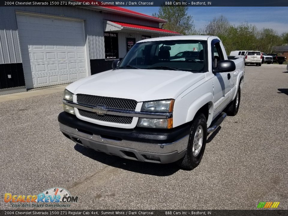 2004 Chevrolet Silverado 1500 Z71 Regular Cab 4x4 Summit White / Dark Charcoal Photo #3