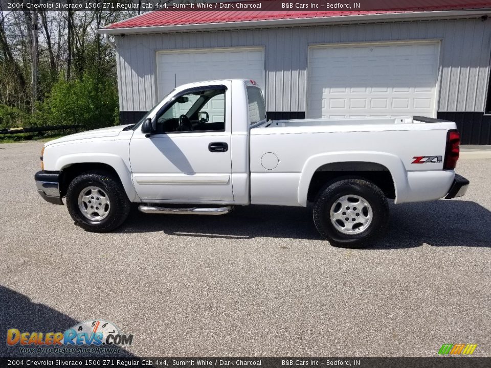 2004 Chevrolet Silverado 1500 Z71 Regular Cab 4x4 Summit White / Dark Charcoal Photo #4