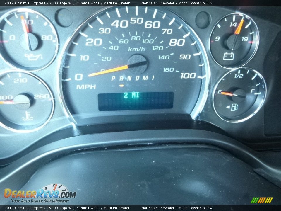 2019 Chevrolet Express 2500 Cargo WT Summit White / Medium Pewter Photo #19
