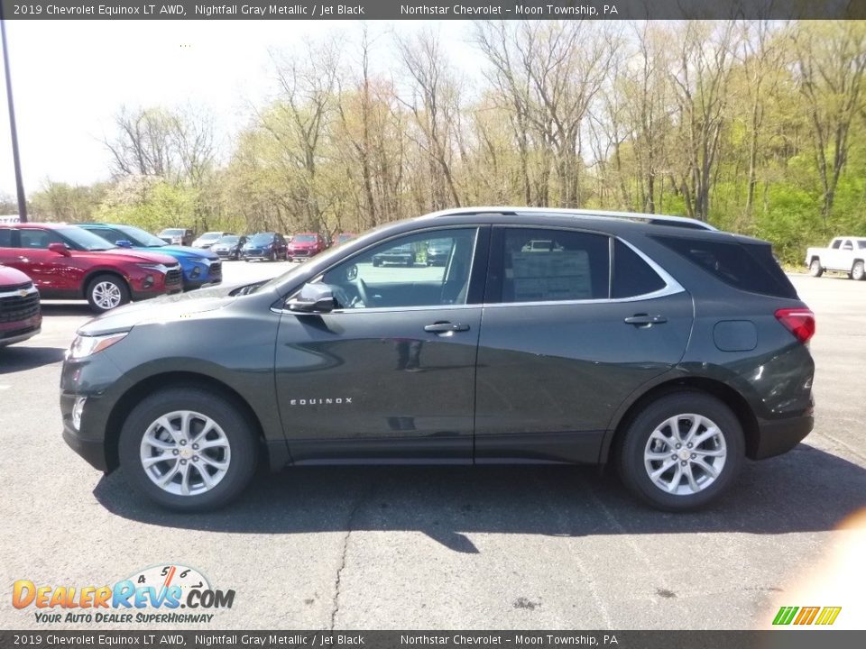 2019 Chevrolet Equinox LT AWD Nightfall Gray Metallic / Jet Black Photo #2