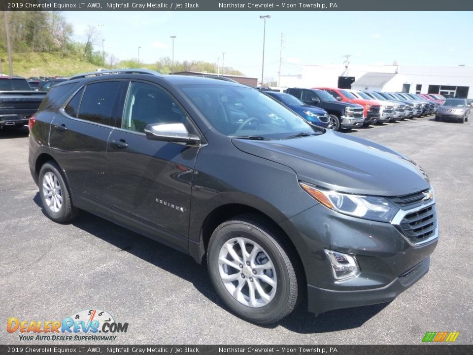 2019 Chevrolet Equinox LT AWD Nightfall Gray Metallic / Jet Black Photo #7
