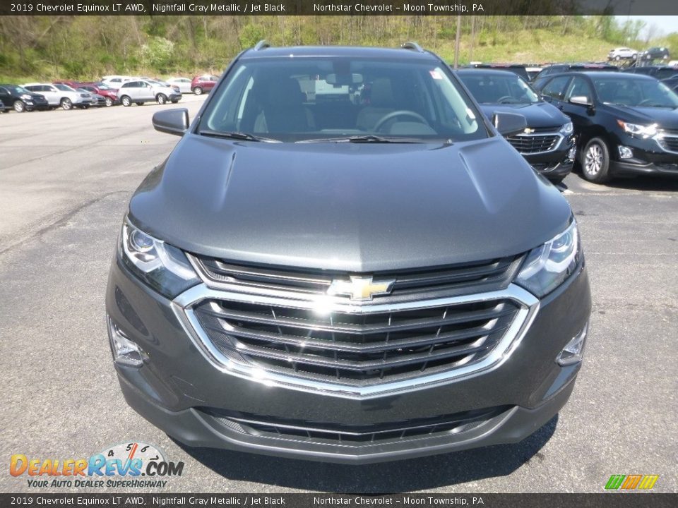 2019 Chevrolet Equinox LT AWD Nightfall Gray Metallic / Jet Black Photo #8