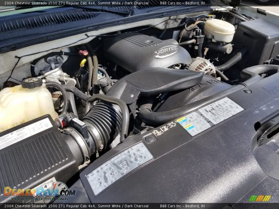 2004 Chevrolet Silverado 1500 Z71 Regular Cab 4x4 Summit White / Dark Charcoal Photo #14