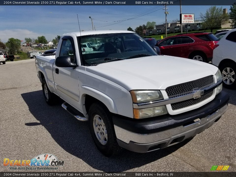 2004 Chevrolet Silverado 1500 Z71 Regular Cab 4x4 Summit White / Dark Charcoal Photo #15