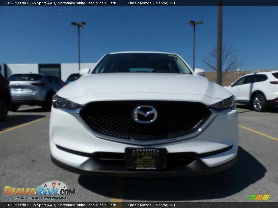 2019 Mazda CX-5 Sport AWD Snowflake White Pearl Mica / Black Photo #2