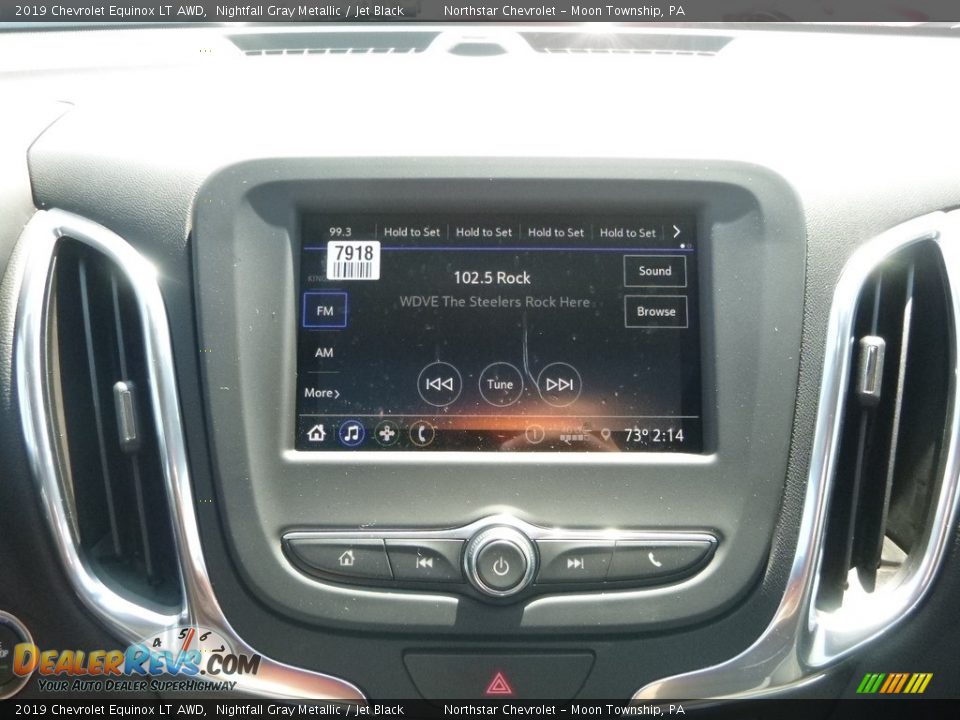 2019 Chevrolet Equinox LT AWD Nightfall Gray Metallic / Jet Black Photo #17