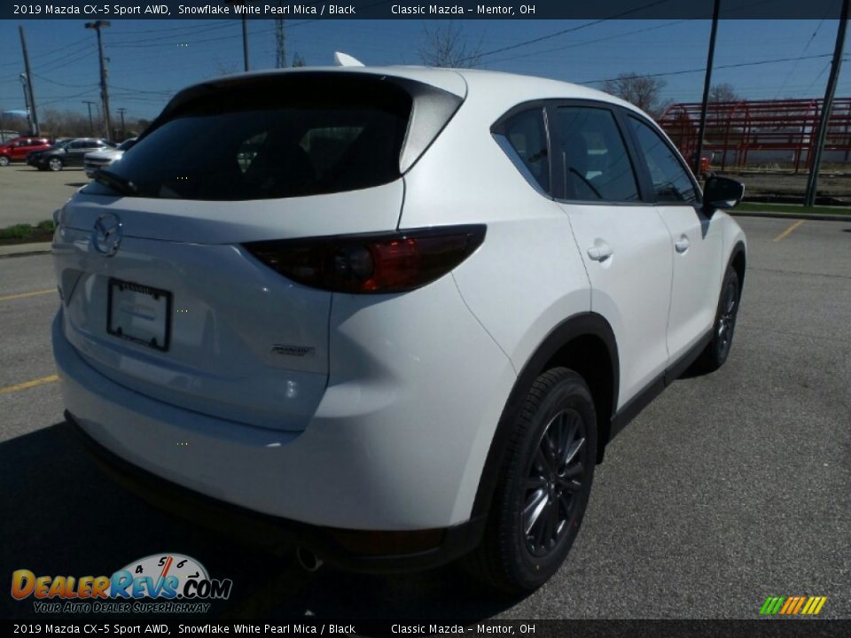 2019 Mazda CX-5 Sport AWD Snowflake White Pearl Mica / Black Photo #7