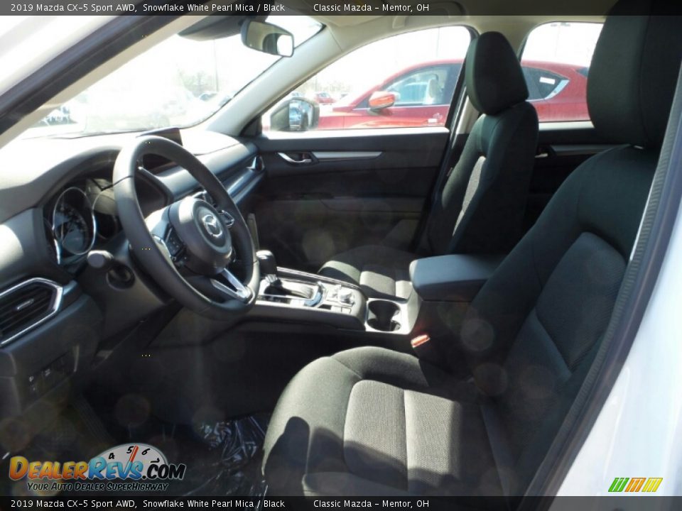 2019 Mazda CX-5 Sport AWD Snowflake White Pearl Mica / Black Photo #8
