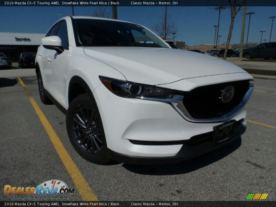 2019 Mazda CX-5 Touring AWD Snowflake White Pearl Mica / Black Photo #1