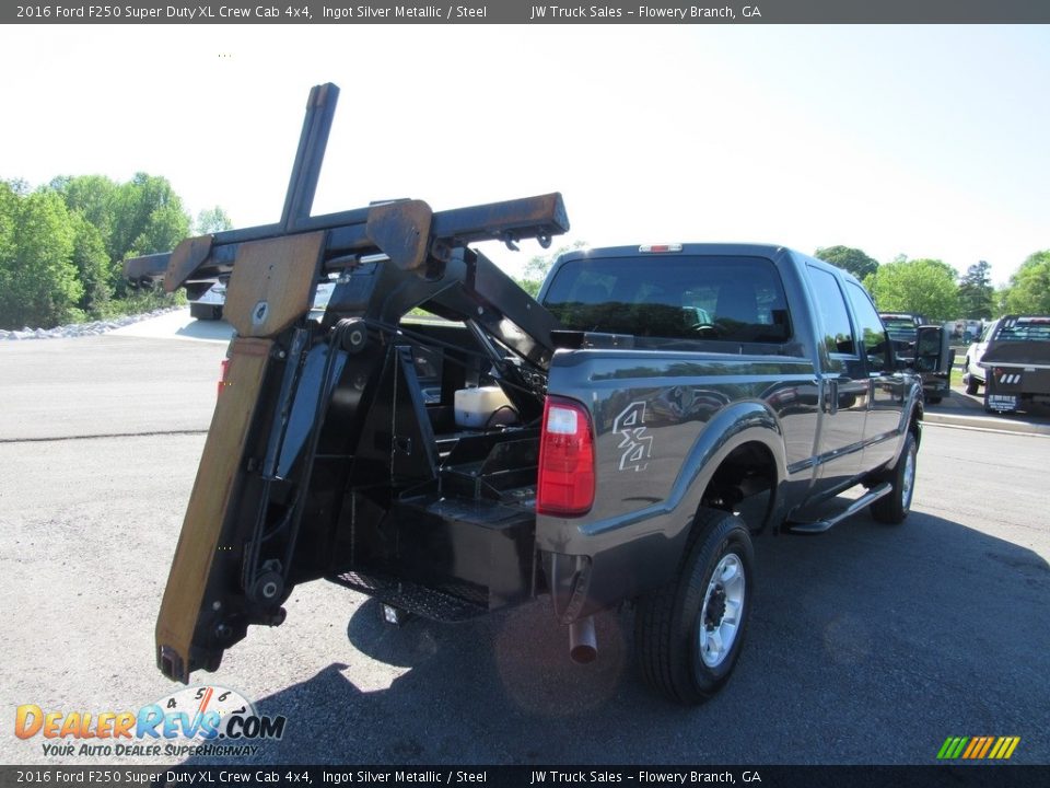 2016 Ford F250 Super Duty XL Crew Cab 4x4 Ingot Silver Metallic / Steel Photo #5