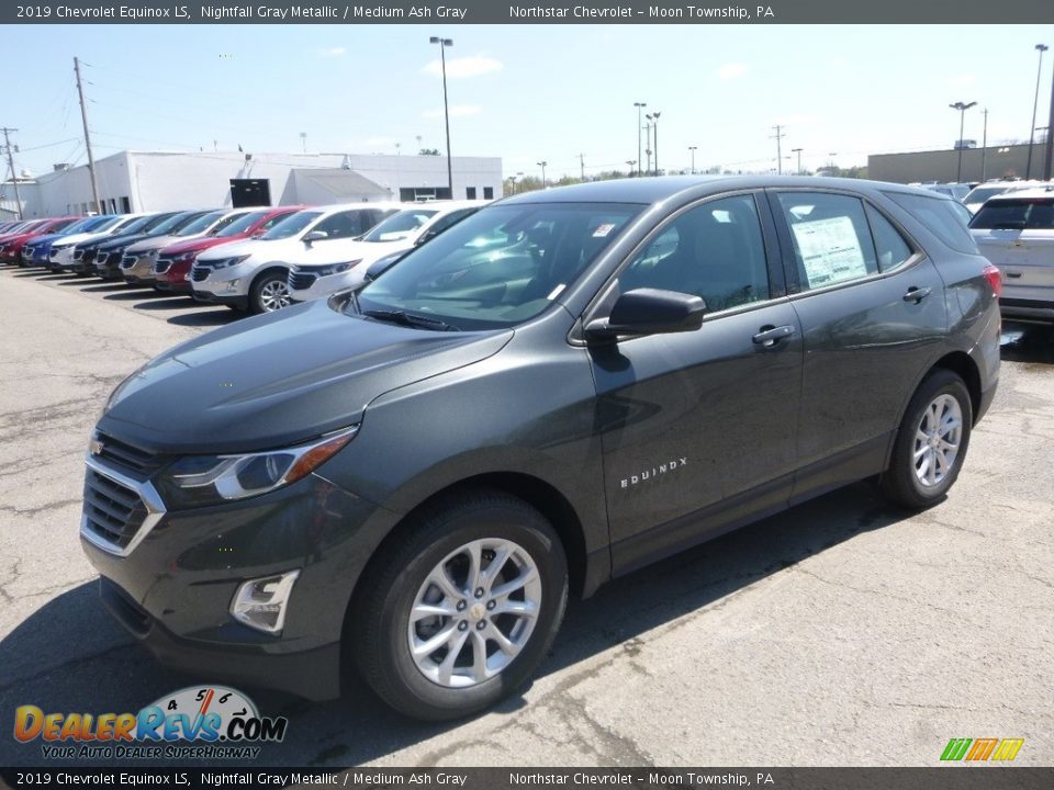 2019 Chevrolet Equinox LS Nightfall Gray Metallic / Medium Ash Gray Photo #1