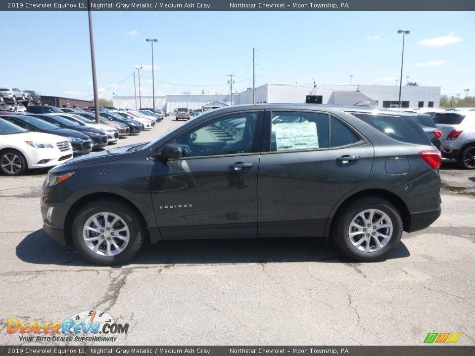 2019 Chevrolet Equinox LS Nightfall Gray Metallic / Medium Ash Gray Photo #2