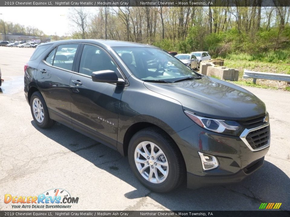 2019 Chevrolet Equinox LS Nightfall Gray Metallic / Medium Ash Gray Photo #7
