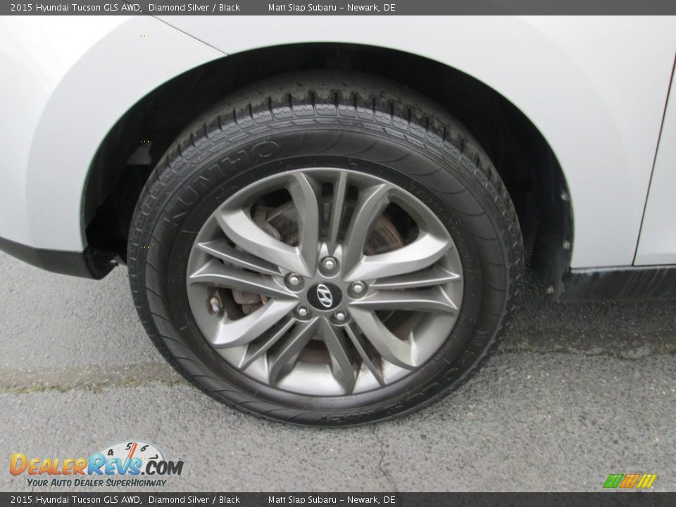 2015 Hyundai Tucson GLS AWD Diamond Silver / Black Photo #22