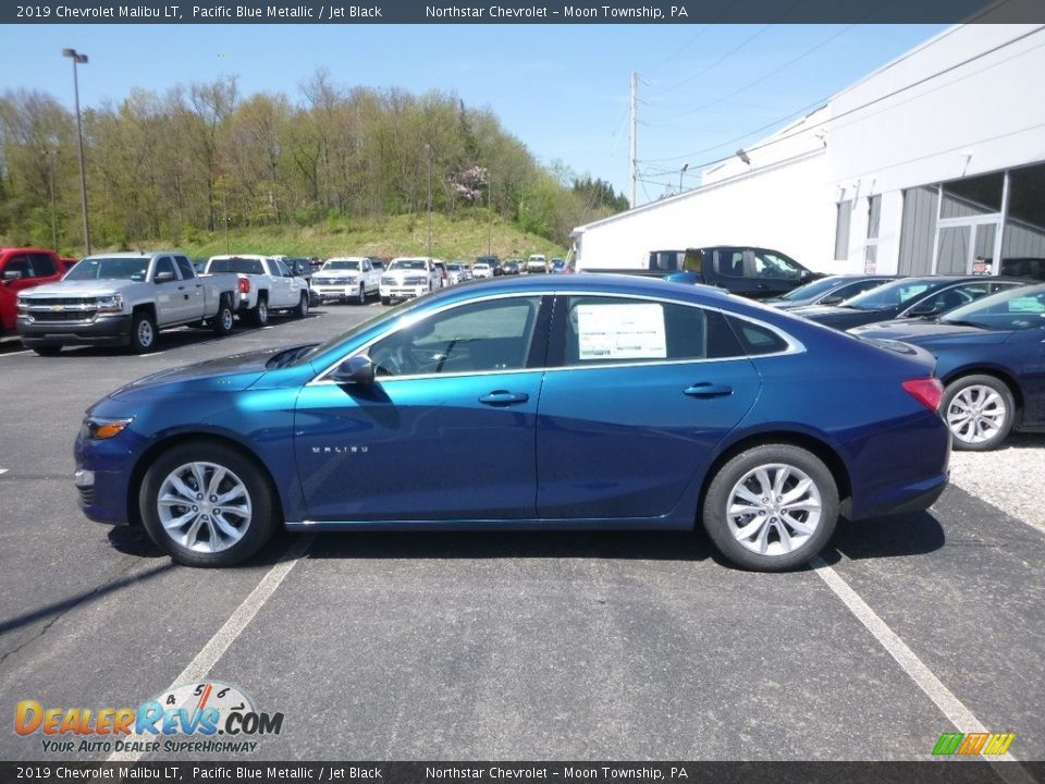 2019 Chevrolet Malibu LT Pacific Blue Metallic / Jet Black Photo #2