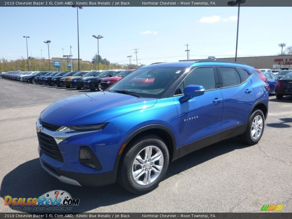 2019 Chevrolet Blazer 3.6L Cloth AWD Kinetic Blue Metallic / Jet Black Photo #1