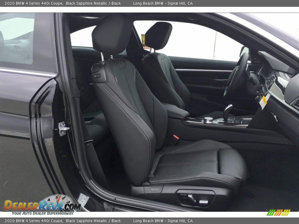 Black Interior - 2020 BMW 4 Series 440i Coupe Photo #2