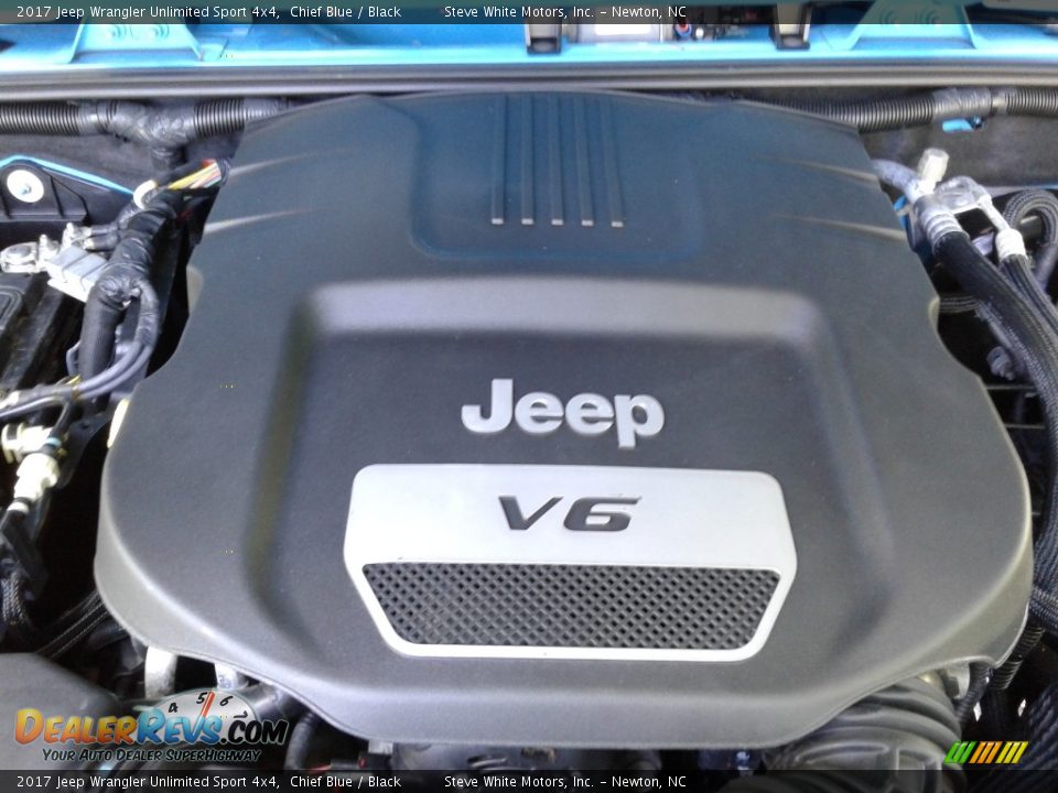2017 Jeep Wrangler Unlimited Sport 4x4 Chief Blue / Black Photo #29