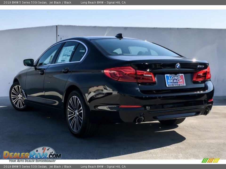 2019 BMW 5 Series 530i Sedan Jet Black / Black Photo #2