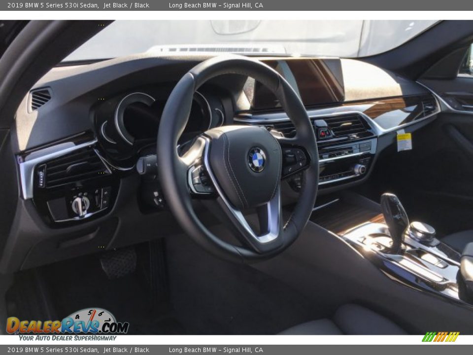 2019 BMW 5 Series 530i Sedan Jet Black / Black Photo #4