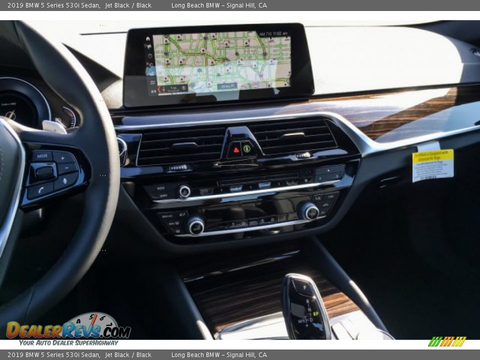2019 BMW 5 Series 530i Sedan Jet Black / Black Photo #6