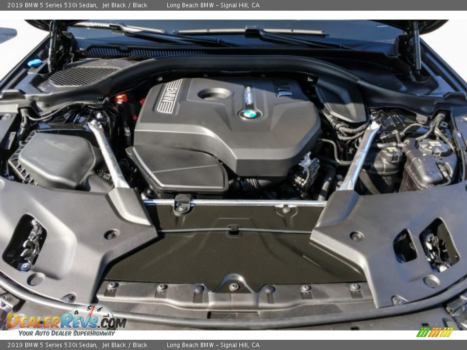 2019 BMW 5 Series 530i Sedan Jet Black / Black Photo #8