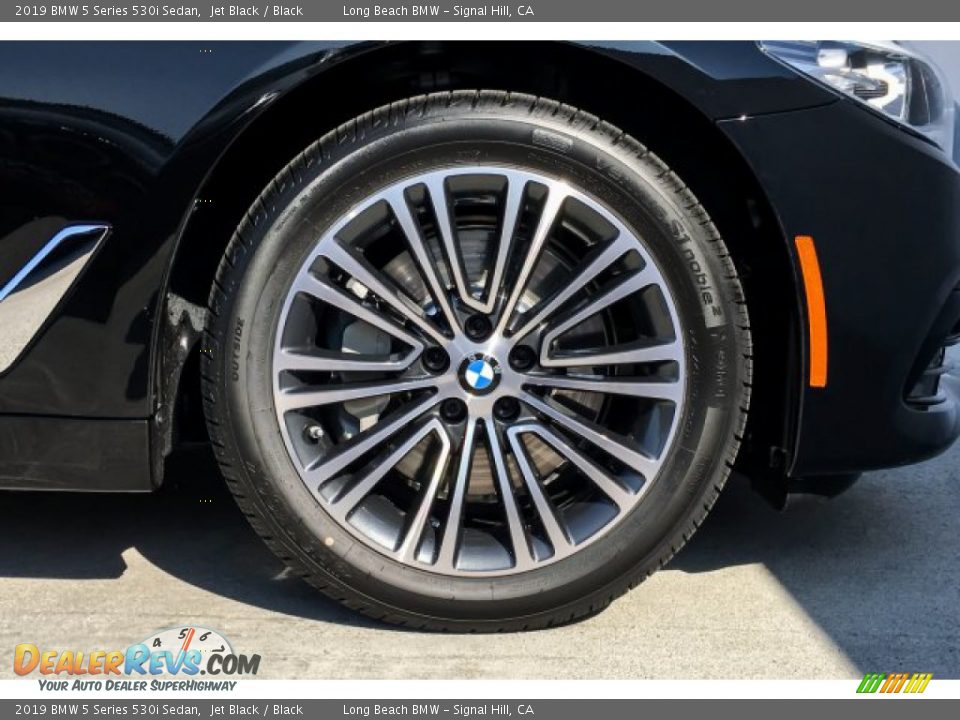 2019 BMW 5 Series 530i Sedan Jet Black / Black Photo #9