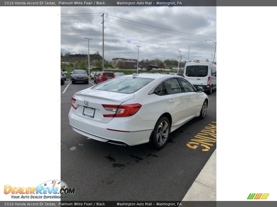 2019 Honda Accord EX Sedan Platinum White Pearl / Black Photo #5