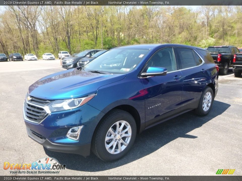 2019 Chevrolet Equinox LT AWD Pacific Blue Metallic / Jet Black Photo #1