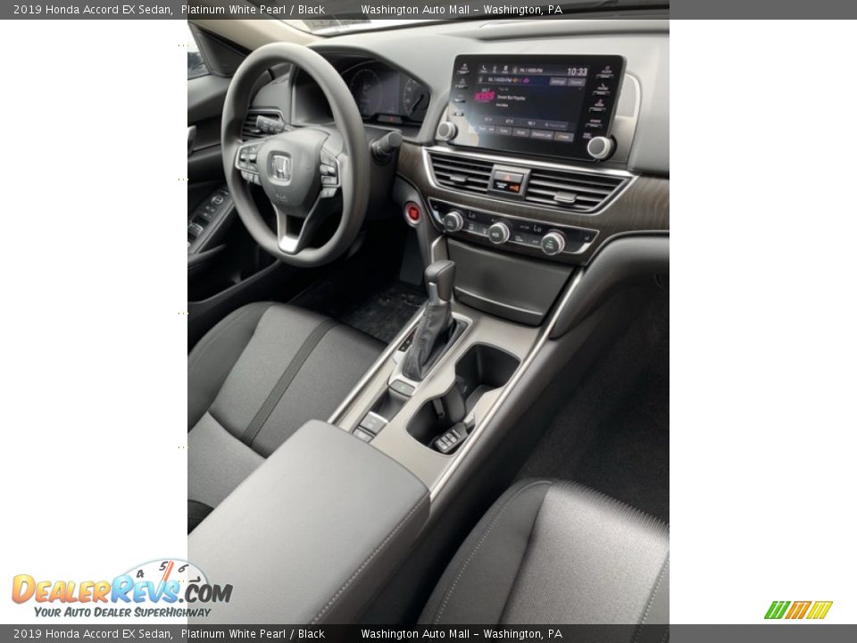 2019 Honda Accord EX Sedan Platinum White Pearl / Black Photo #27