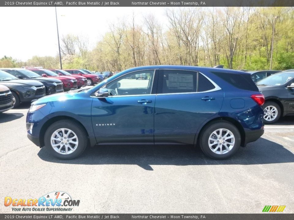2019 Chevrolet Equinox LT AWD Pacific Blue Metallic / Jet Black Photo #2