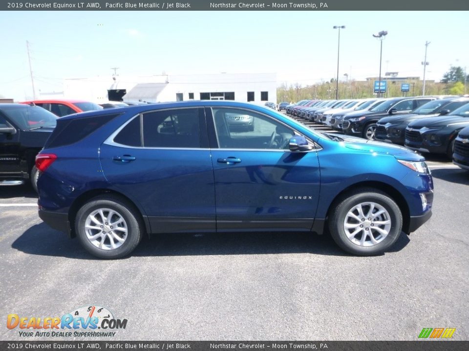 2019 Chevrolet Equinox LT AWD Pacific Blue Metallic / Jet Black Photo #6