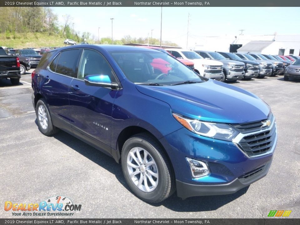 2019 Chevrolet Equinox LT AWD Pacific Blue Metallic / Jet Black Photo #7