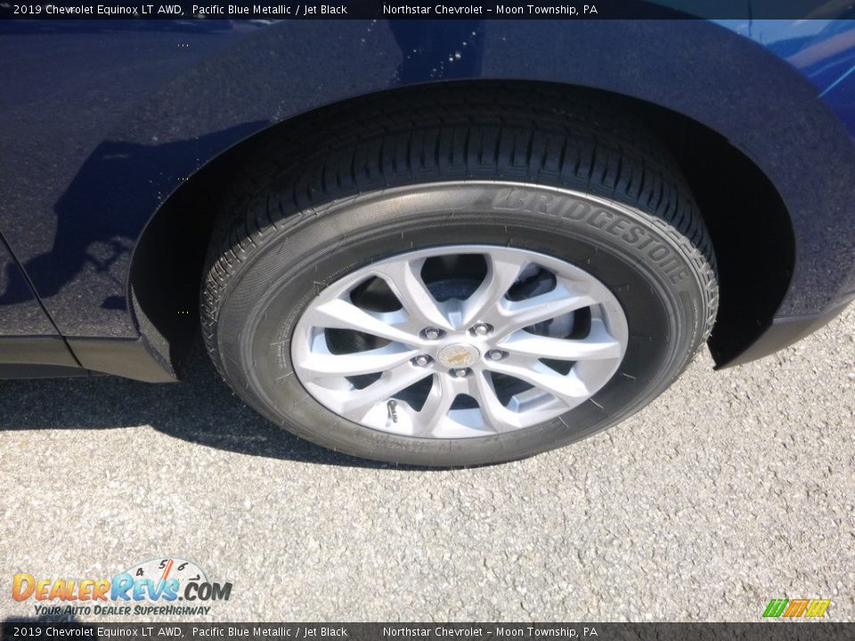 2019 Chevrolet Equinox LT AWD Pacific Blue Metallic / Jet Black Photo #9