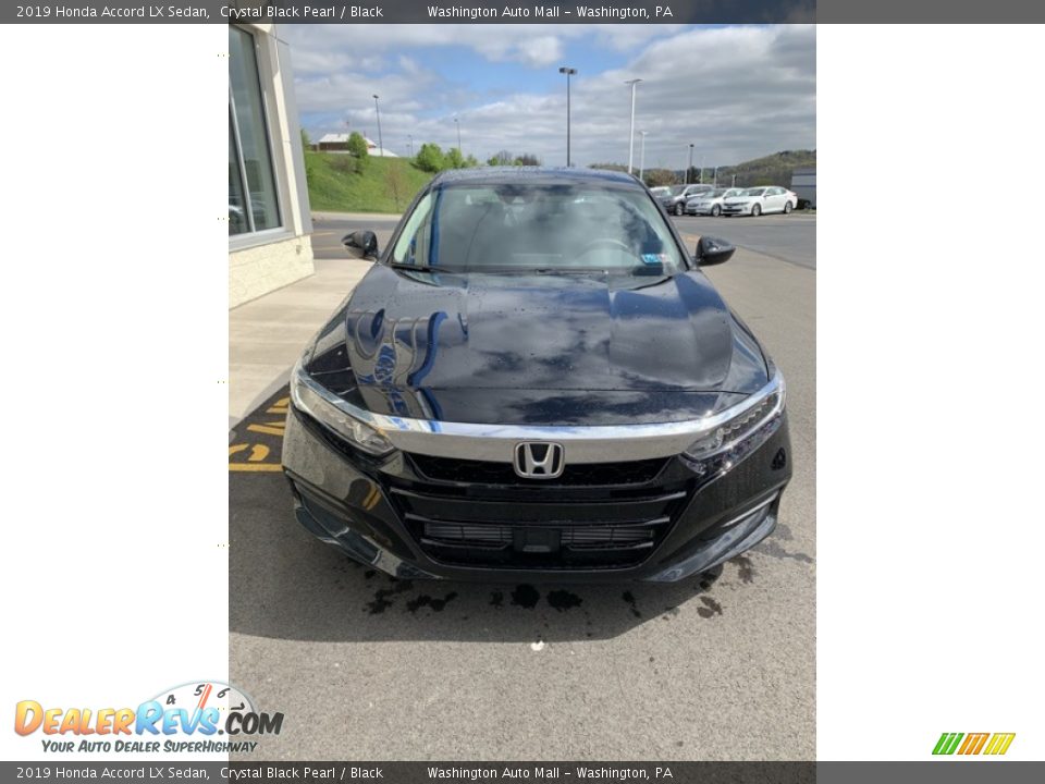 2019 Honda Accord LX Sedan Crystal Black Pearl / Black Photo #3