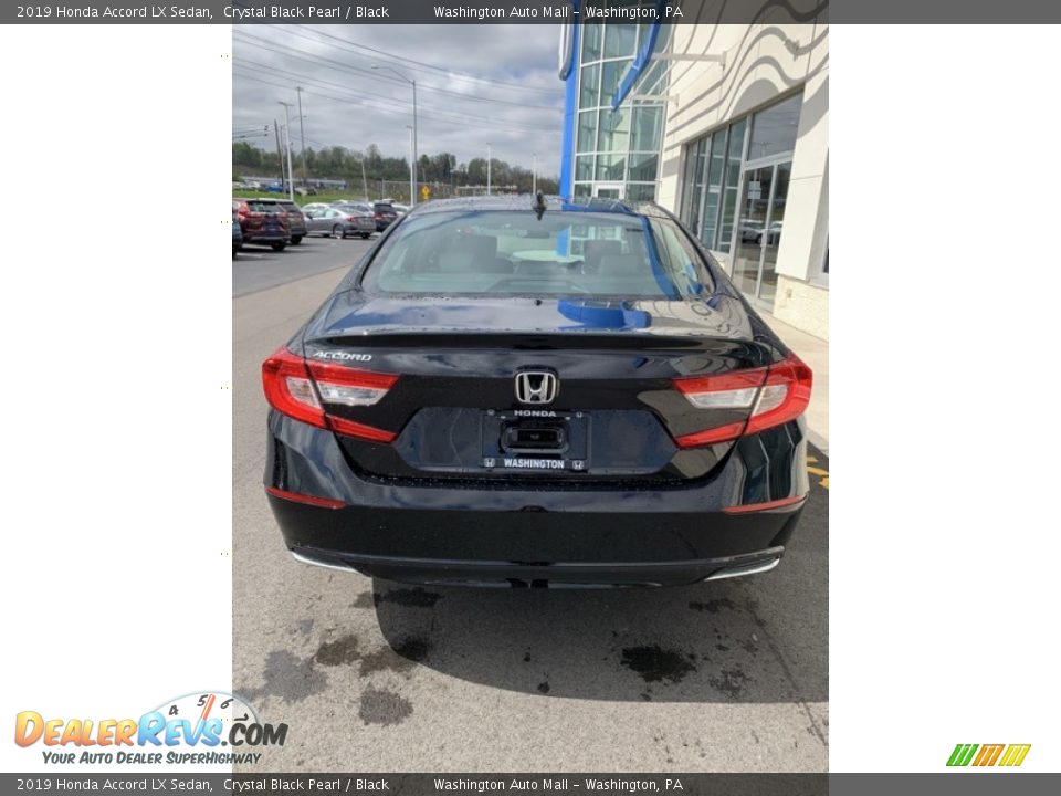 2019 Honda Accord LX Sedan Crystal Black Pearl / Black Photo #6